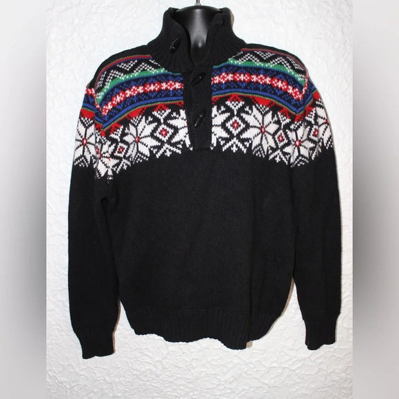 Vintage Polo Ralph Lauren Fair Isle Sweater XXL - Picture 3 of 9